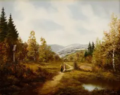 Bachmann, Krajina II., 1940, olej na plátne