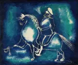 Vladislav Kavan, Štúdia k ilustrácii, okolo 1960, kombinácia techník na papieri