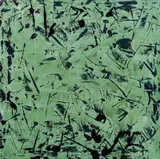 Stanislav Bubán, Analýza plochy I., 1992, olej na plátne