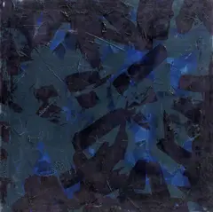Analýza plochy II. by Stanislav Bubán, 1992, olej na plátne, sold Nov 2007