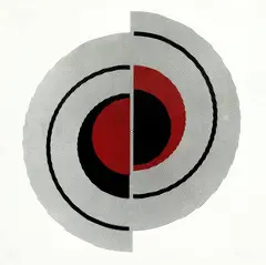 Kruhová kompozícia by Milan Dobeš, 1986, farebná serigrafia na papieri, sold Oct 2007