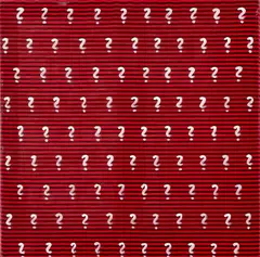 Július Koller, Dekorekcia, 1969, letex na textile