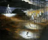 Daniel Brunovský, Búrka, 2007, olej na plátne