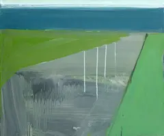 Rastislav Sedlačík, Empty Road, z cyklu Peripheries, 2006, akryl na plátne