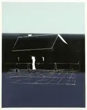 Matej Lacko, Irvin Wurm House, 2007, linoryt na papieri (unikát)