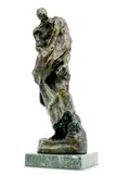 Jozef Kostka, Rozsievač, okolo 1945, bronz, mramorový podstavec