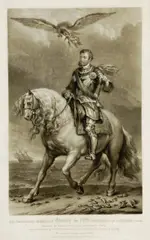 Richard Earlom, Karol V., okolo 1790, mezotinta na papieri