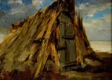 Hermann, armin & Kern, Chyža, okolo 1880, olej na kartóne