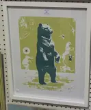 Kary Fisher, Geronimo, the Last of the Dancing Bears, screen print
