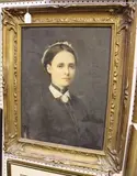 Arthur Meade, Bust Length Portrait of a Lady, oil on canvas
