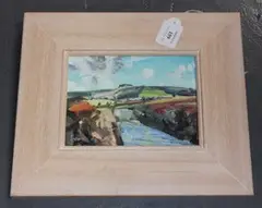 Peter Iden, Landscape nr Lewes, 21st Century oil on panel