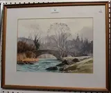 D. Rothwell Bailey, River Rothay, Rydal, 1987, watercolour