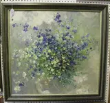 Katya Gridneva, Wild Flowers, oil on canvas
