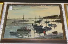 Marion Coker, Evening Return, oil on board