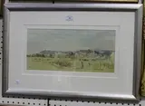 Paul Banning, Langport, Somerset Levels, watercolour