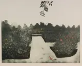 Patrick Procktor, Queen Mary's Rose Garden, Regent's Park, colour aquatint