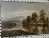 Sidney Yates Johnson, View of a River, 1927, oil on canvas