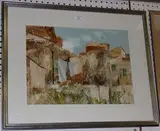 Frederick Donald Blake, Textures, watercolour with ink