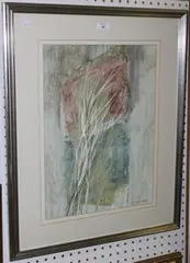 Frederick Donald Blake, Walls and Growing Things No. 2, watercolour with ink