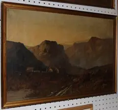 W. Richards, Pitlochry, oil on canvas