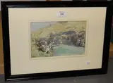 Isaac Cooke, Lake Coniston, watercolour