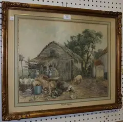 A. Lynen, Vaisselle négligée, 1928, watercolour
