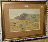 Henry R. Wilkinson, Dow Crags Coniston, watercolour