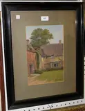 W. Pinkney, A Berkshire Cottage, oil on board