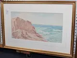 H.H. Bingley, Atlantic Waves, No Cliffs can tame, at Sark, watercolour