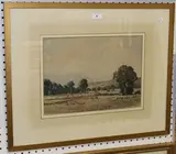 Charles Harrington, Changing Pastures, watercolour