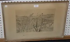 Anthony Gross, Passage du Zot, monochrome etching
