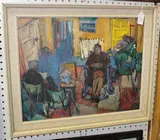 Jean Lunn, Out-Patients, 1979, oil on panel