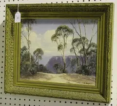 Harry Emmett, From Cliff Drive Katoomba, oil on canvas