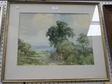 C.V. Parker, From Quarry Woods, Bucks, watercolour