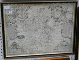 John Speed, Stafford Countie and Towne with the Ancient Citie Lichfeild described ... sold ... by John Sudbury and Georg Humble' (Map of Staffordshire)