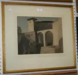 Bertram Nicholls, Pittigliano, 1933, watercolour and pencil
