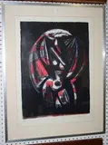 Horne Shepherd, Strip tease!, colour screenprint