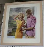 John Heseltine, The Unwanted, part 6, watercolour and gouache