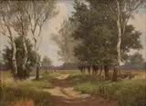 Willem Jacobus Alberts, Wezep, Holland, oil on canvas-board