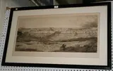 Marius Bauer, Jerusalem, sepia etching
