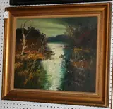 Michael Lyne, The Last Shaft of Sunlight, oil on canvas