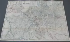 James Wyld, Post Map of Europe, comprehending England, France, Germany, Italy, &c. with Posts, Distances, Roads, Railways, Packet Routes, &c., engraving hand-coloured in outline