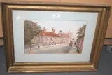 W.S. Germain, The Boone Memorial Chapel and Alms Houses, Lee High Road, Bromley, watercolour