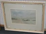 Stephen Smith, Exmoor, George Lane, 1989, watercolour