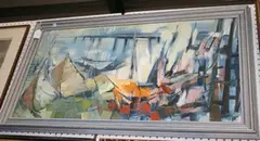 The Big Splash, Littlehampton by Tuëma Pattie, acrylic on canvas, sold Apr 2013