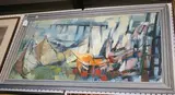 Tuëma Pattie, The Big Splash, Littlehampton, acrylic on canvas
