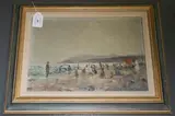 Geoffrey Wilson, Gorleston Beach, oil on canvas-board