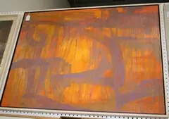 Teruko Wilde, Abstract Study, possibly from the Autumn Series, oil on canvas