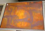 Teruko Wilde, Abstract Study, possibly from the Autumn Series, oil on canvas
