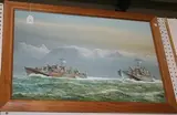 Alan Burnett-Leys, MTB 683 Co J.P. Perkins DSC & MTB 687 Co K. Gemmell DSO DSC ... (In Norwegian Waters), 1993, oil on canvas
